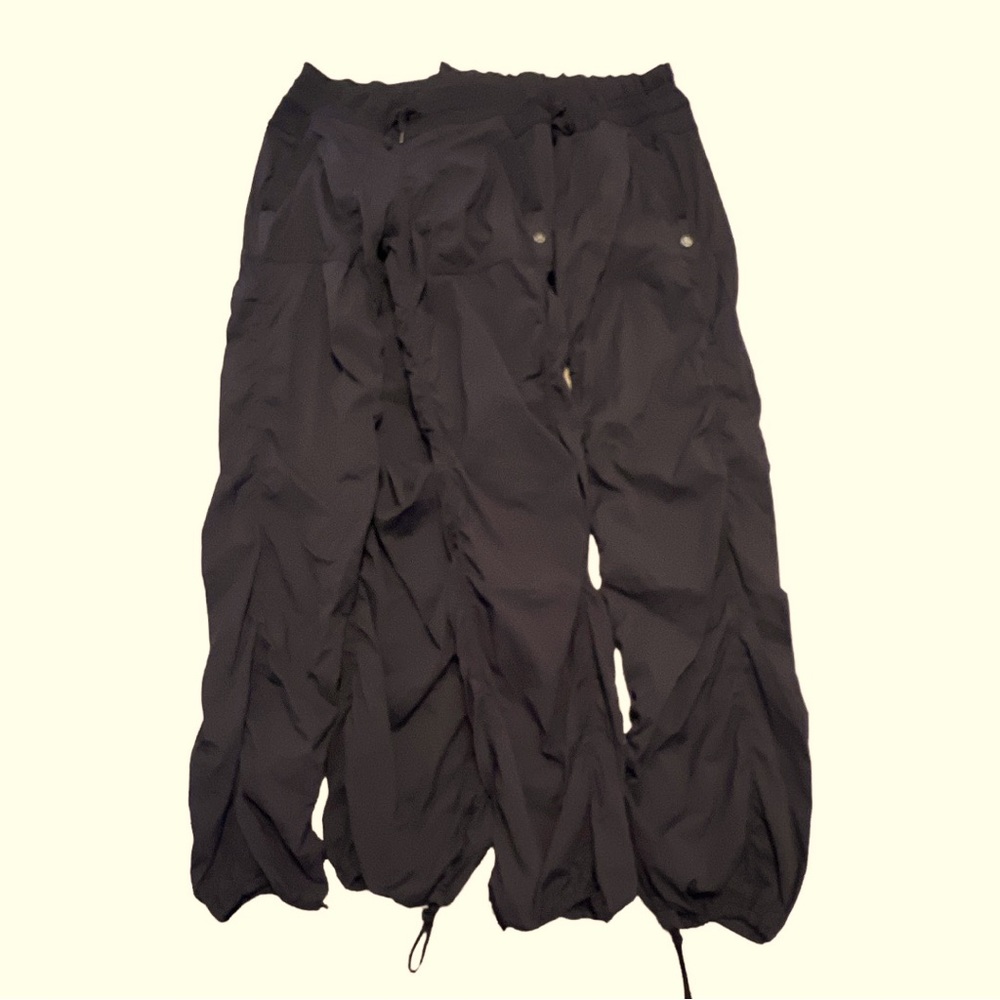 Lululemon dance studio pant- 2 pants, both black, good condition